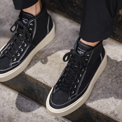 Classic High Top Casual Shoes Black-M0219001 (3)
