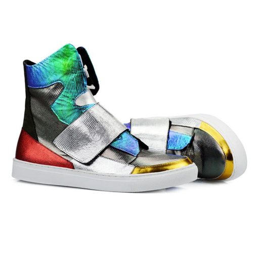 Color Block High Top Casual Shoes-MA02131 (3)