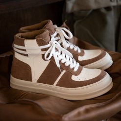 Lace-up High Top Casual Shoes Brown -MA0218304 (3)