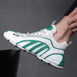 Lace-up-Rubber-Sole-Sneakers-Green-03