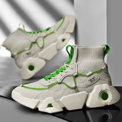 Mesh-High-Top-Sneakers-Green-01