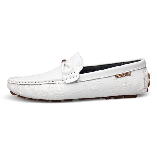 Metal Embossed Casual Loafers
