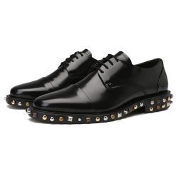 Studded British Leather Oxfords-MA0414401 (3)