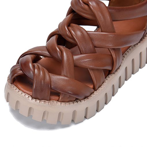 Women Platform Leather Sandals-WA078395 (3)