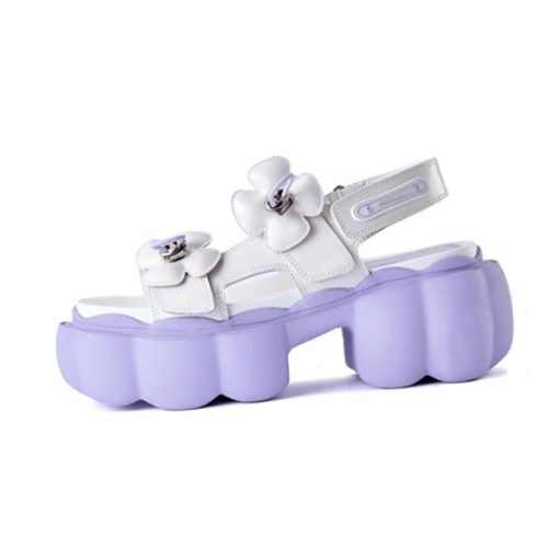 Women Velcro Platform Sandals