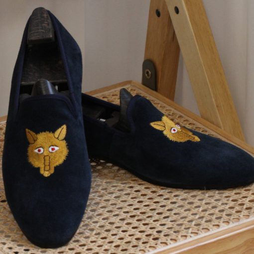 British Style Embroidered Loafers Blue-MA0421019 (2)
