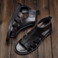 Velcro Breathable Cutout Sandals-MA0620695 (3)