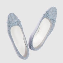 Women Bow Plaid Flat Shoes-WA1123095 (5)