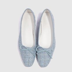 Women Bow Plaid Flat Shoes-WA1123095 (6)