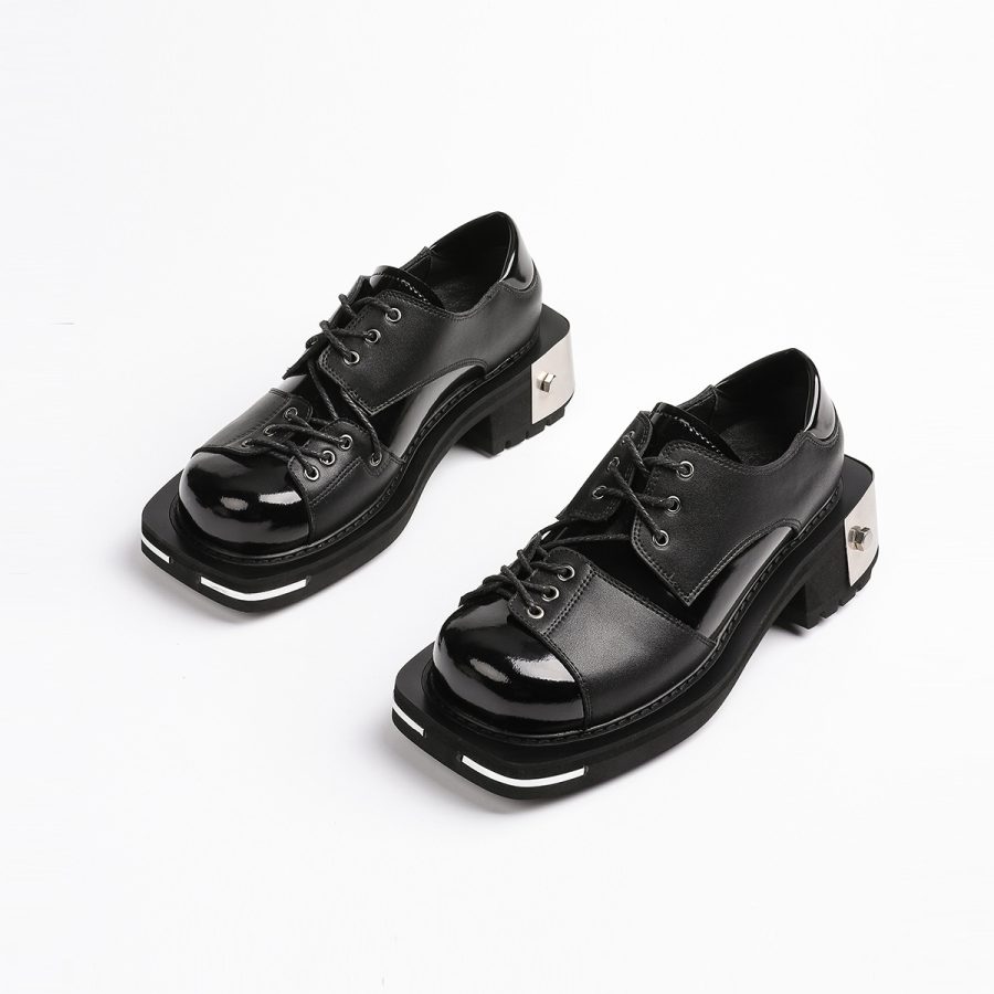 Women Metal Leather Shoes - Image 7