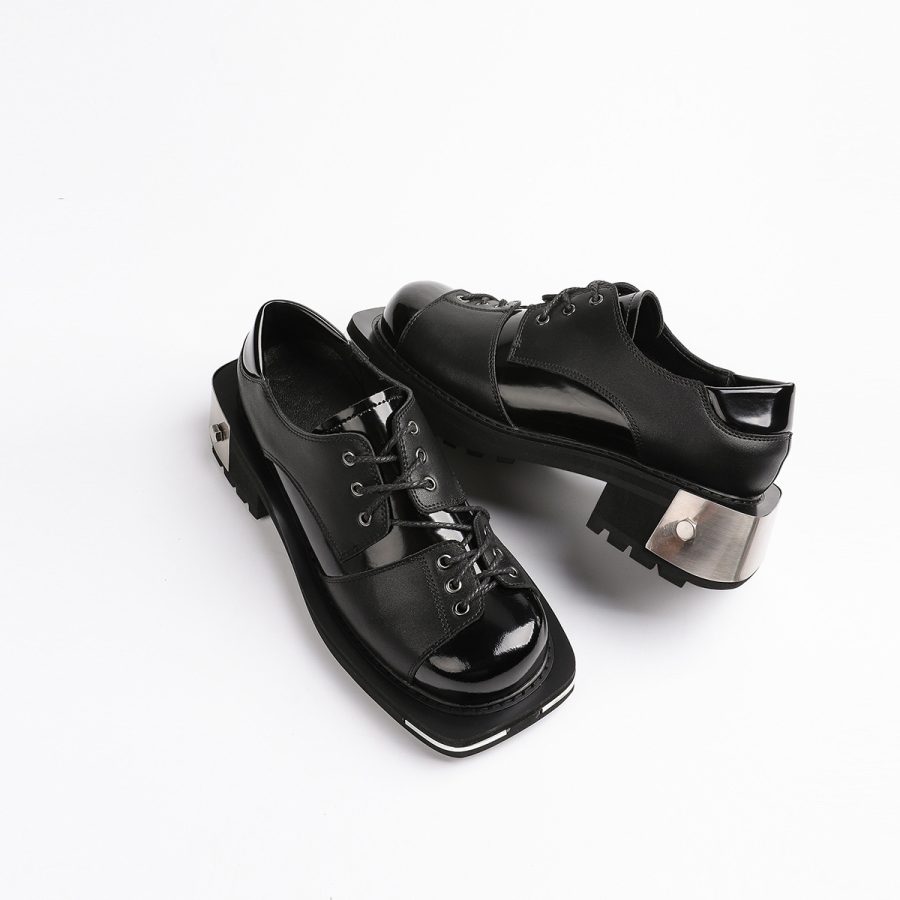 Women Metal Leather Shoes - Image 6