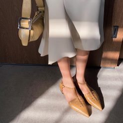 Women Pointed Toe Cutout Sandals-WA0724495 (5)