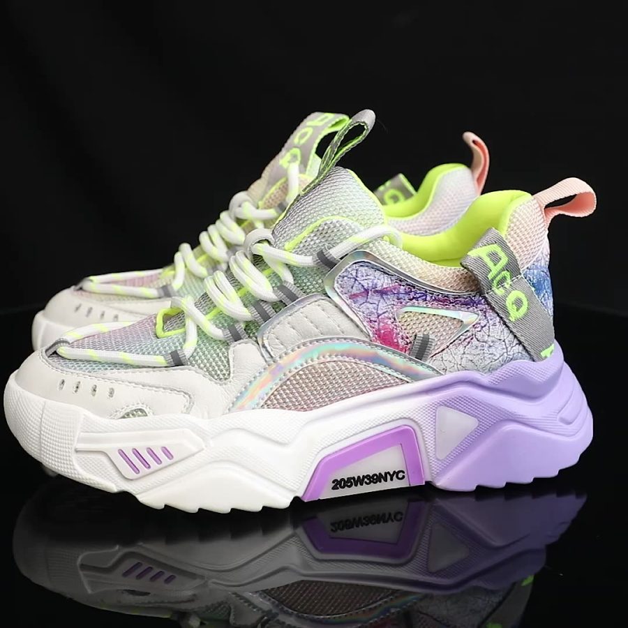 Women Colorblock Luminous Sneakers - Image 4