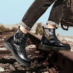 Black-Punk-Leather-Martin-Boots-04