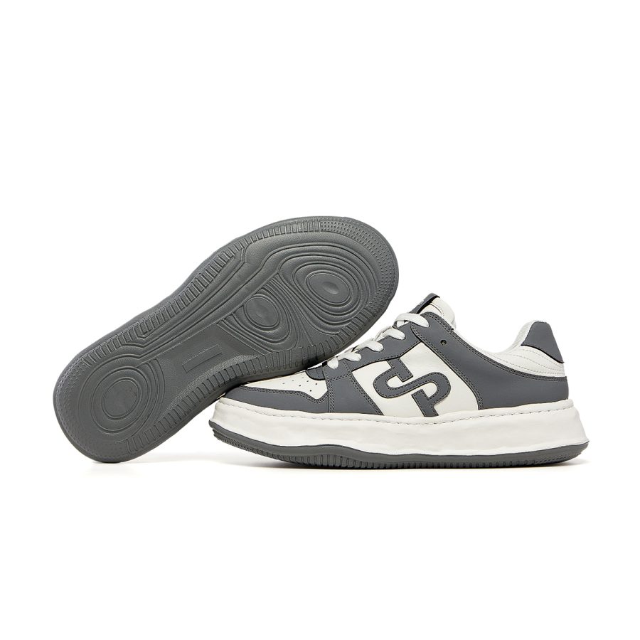 Lace-Up Suede Casual Grey - Image 6