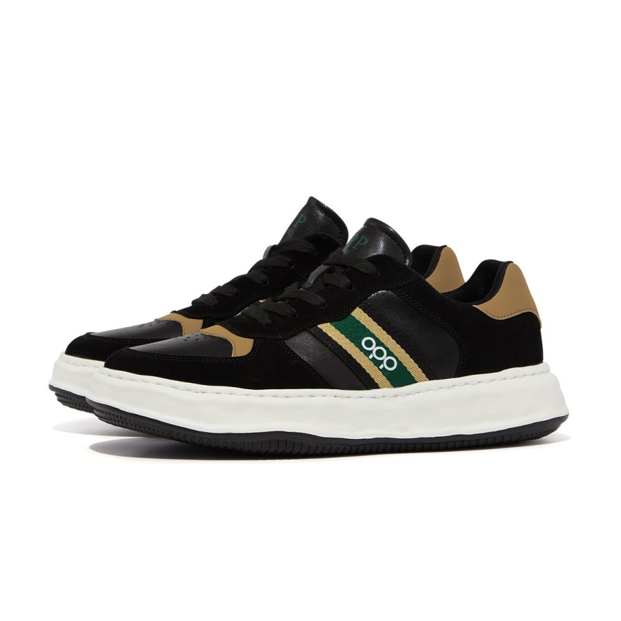 Lace-Up Suede Casual Black - Image 3