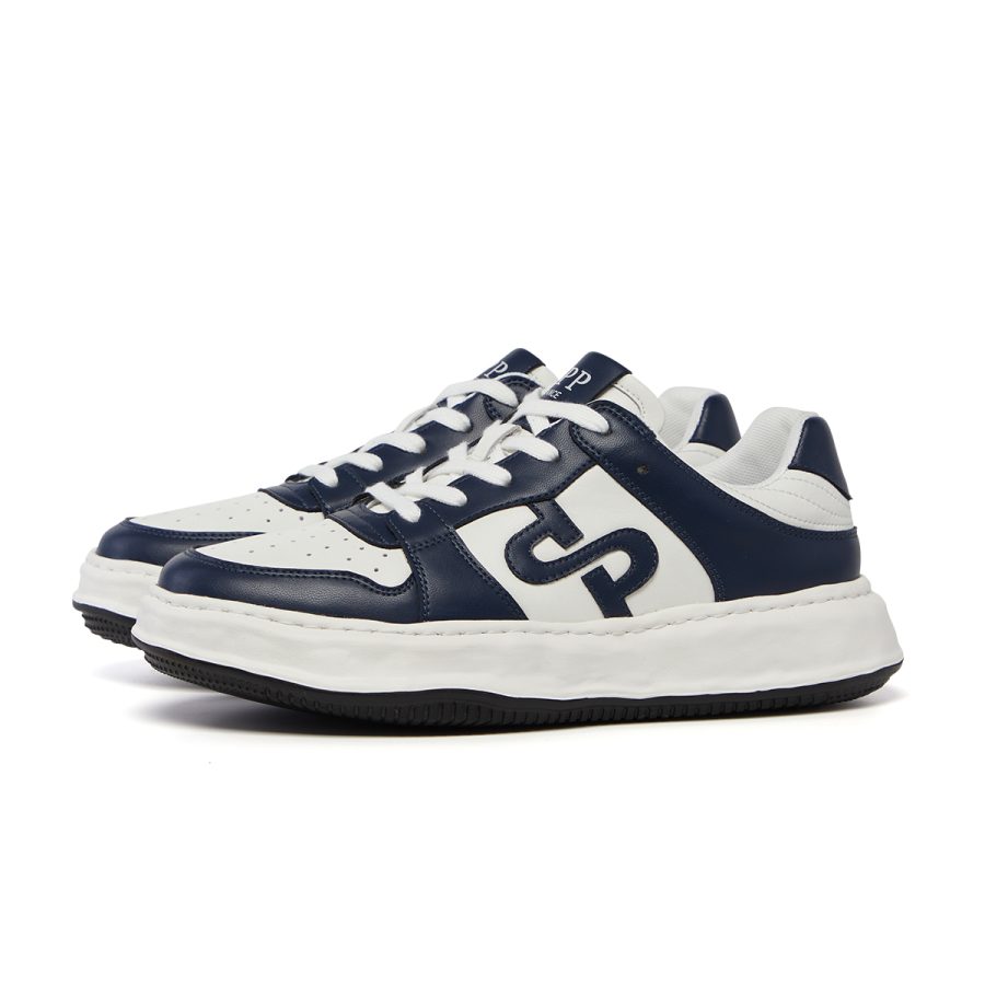 Lace-Up Suede Casual Blue - Image 3