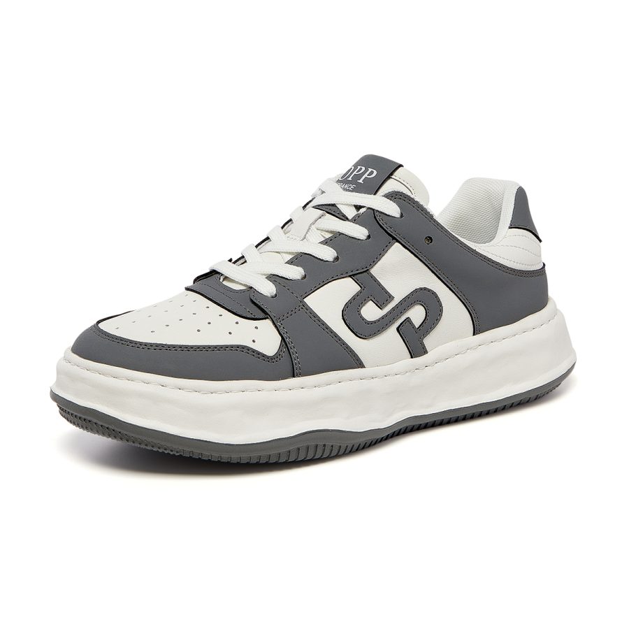 Lace-Up Suede Casual Grey - Image 2