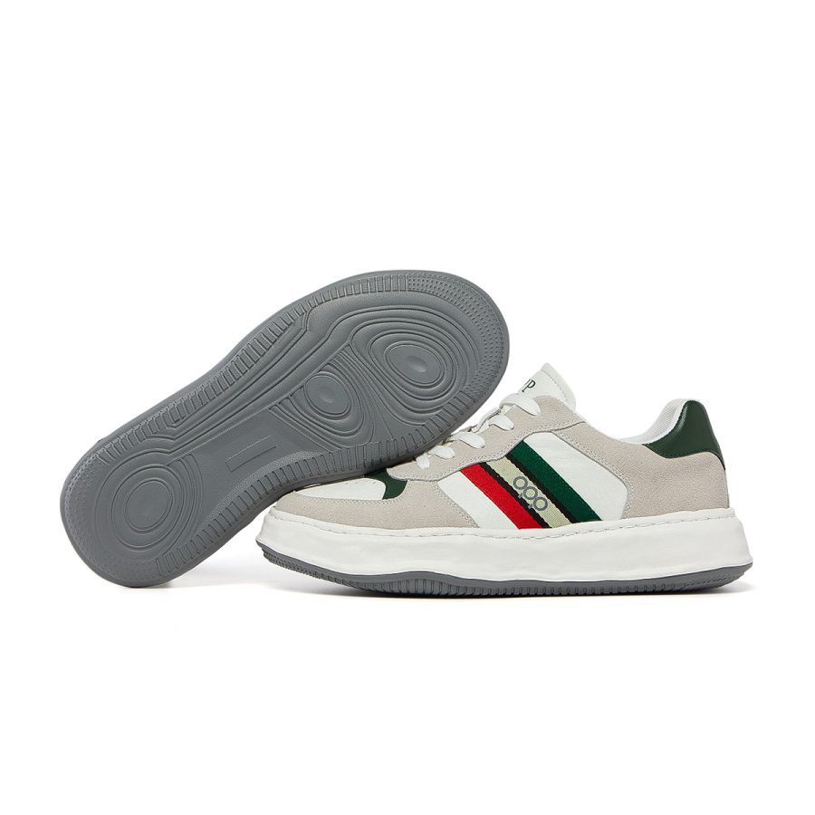 Lace-Up Suede Casual White - Image 6