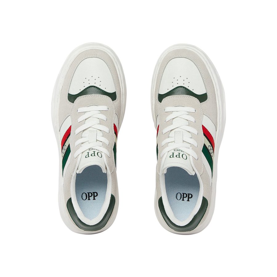 Lace-Up Suede Casual White - Image 5