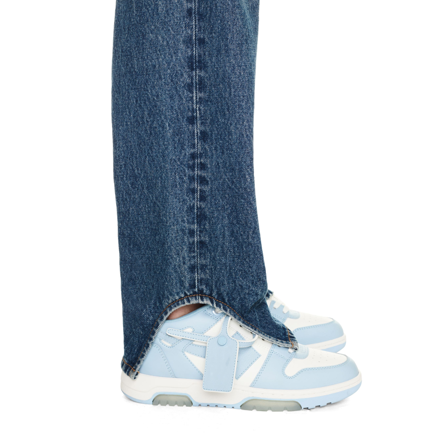 Women's All-Season Sneakers, Blue and White Low-Top - Image 7