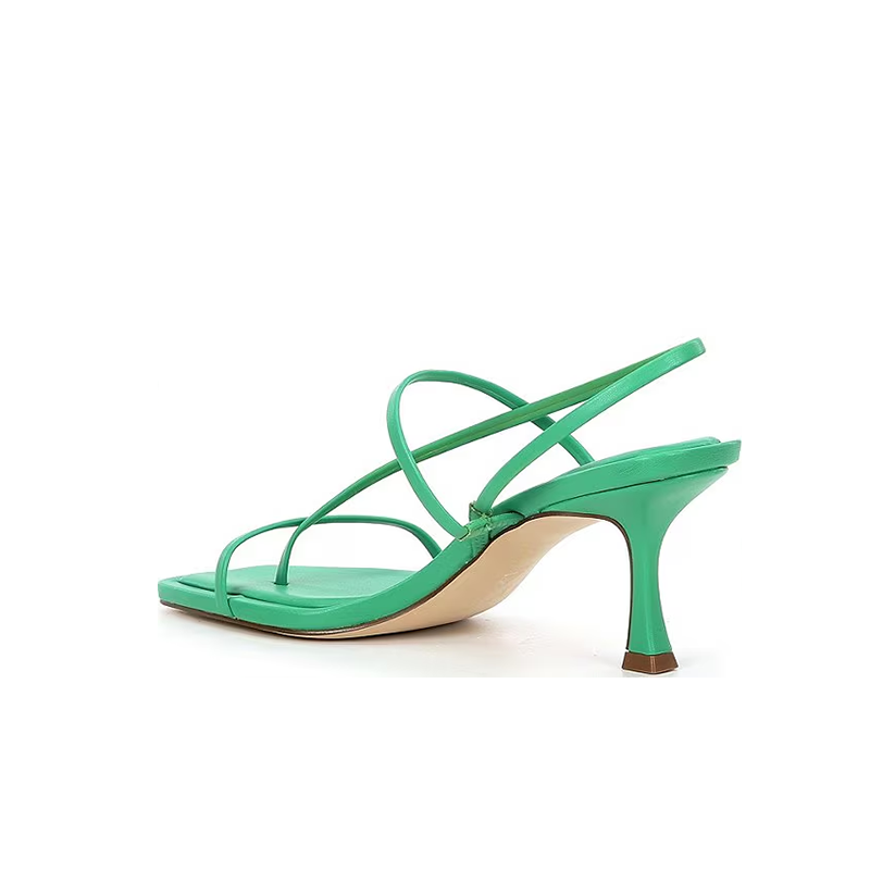 Thong Square Toe Dress Sandals,Green - Image 3