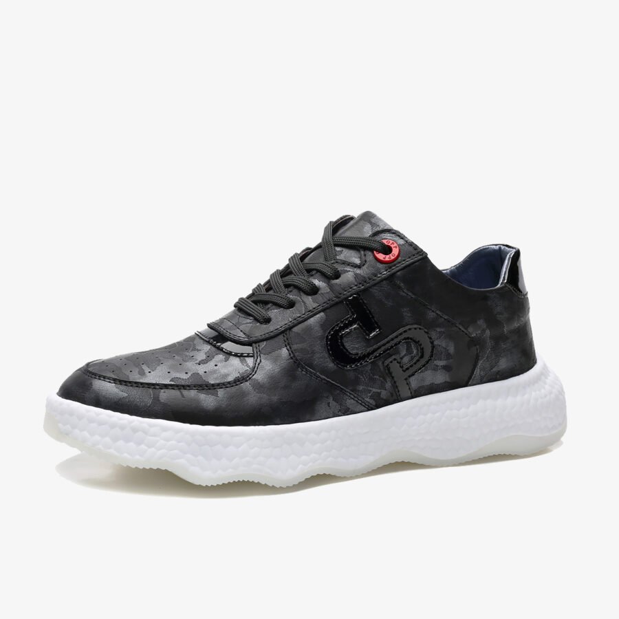 Casual Lace-Up Shoes Black - Image 4