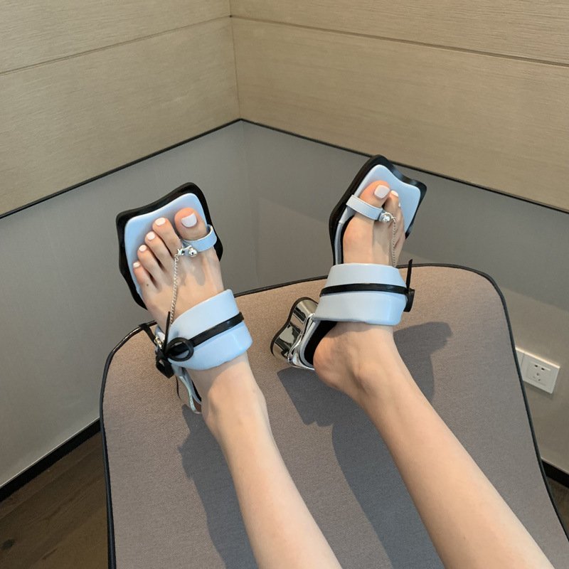 Women Fashion Slippers Blue - Image 3