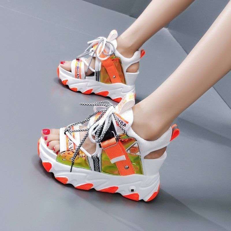Women Rhinestone Sports Sandals - Image 3