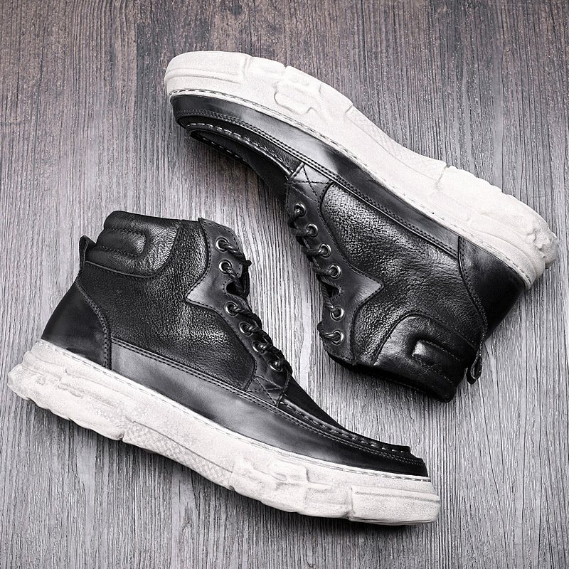 Men Trendy Work Boots - Image 4