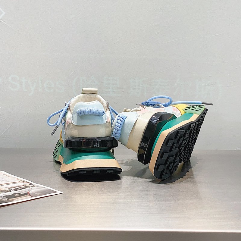 Women Breathable Height Increasing Sneakers - Image 5