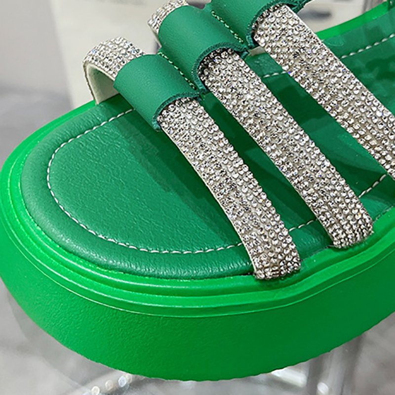 Women Fashion Rhinestone Sandals - Image 5
