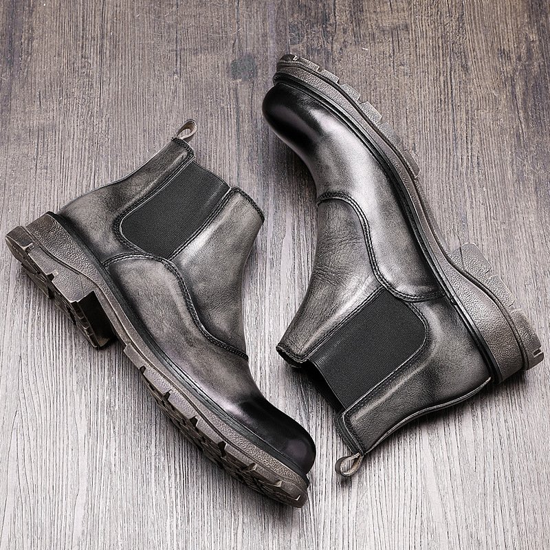 Men Vintage Trend Chelsea Boots - Image 4
