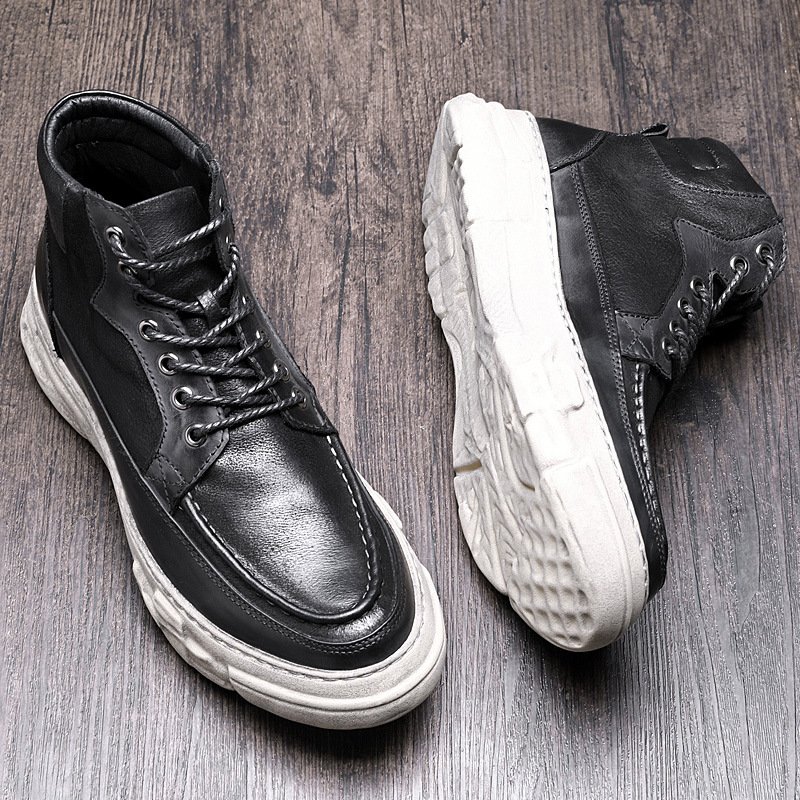 Men Trendy Work Boots - Image 3