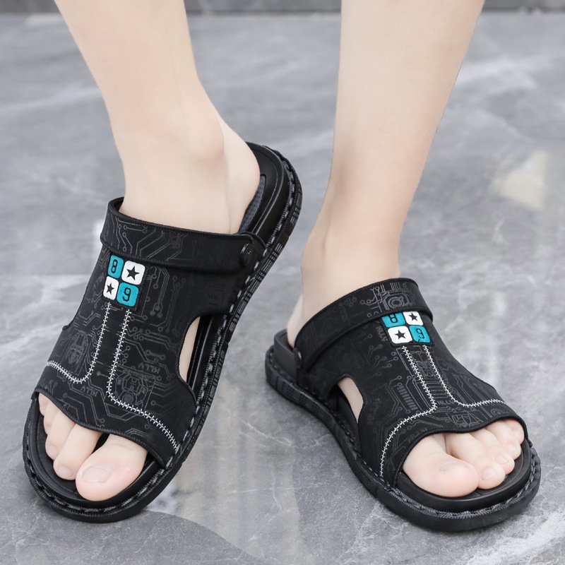 Men Outer Wear Soft Bottom Slippers - Image 3