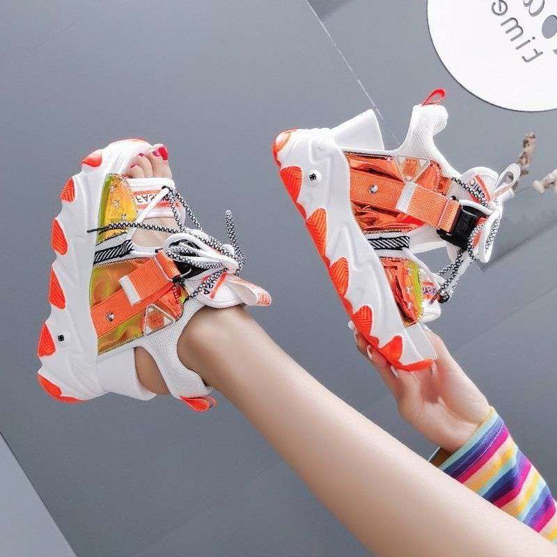 Women Rhinestone Sports Sandals - Image 4