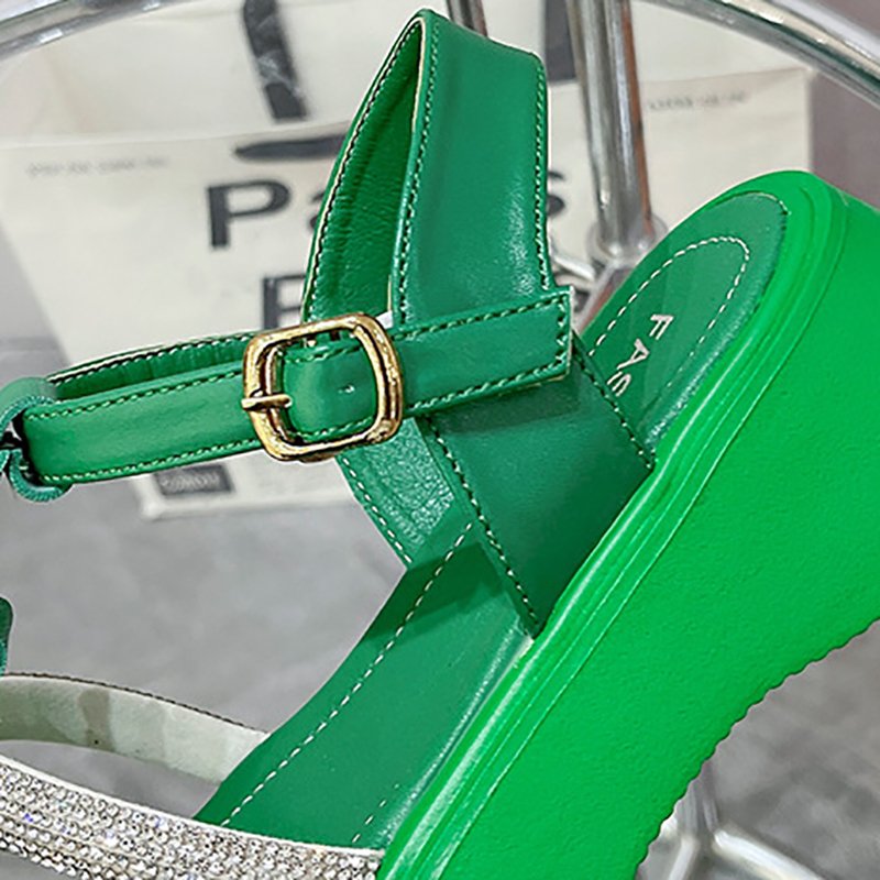 Women Fashion Rhinestone Sandals - Image 4
