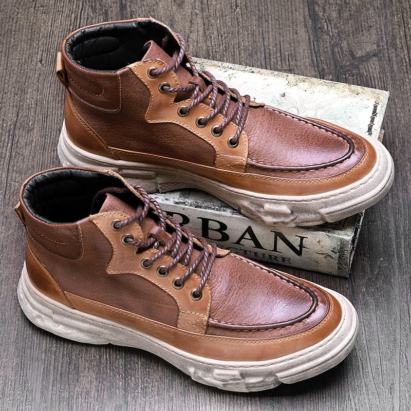 Men Trendy Work Boots - Image 3