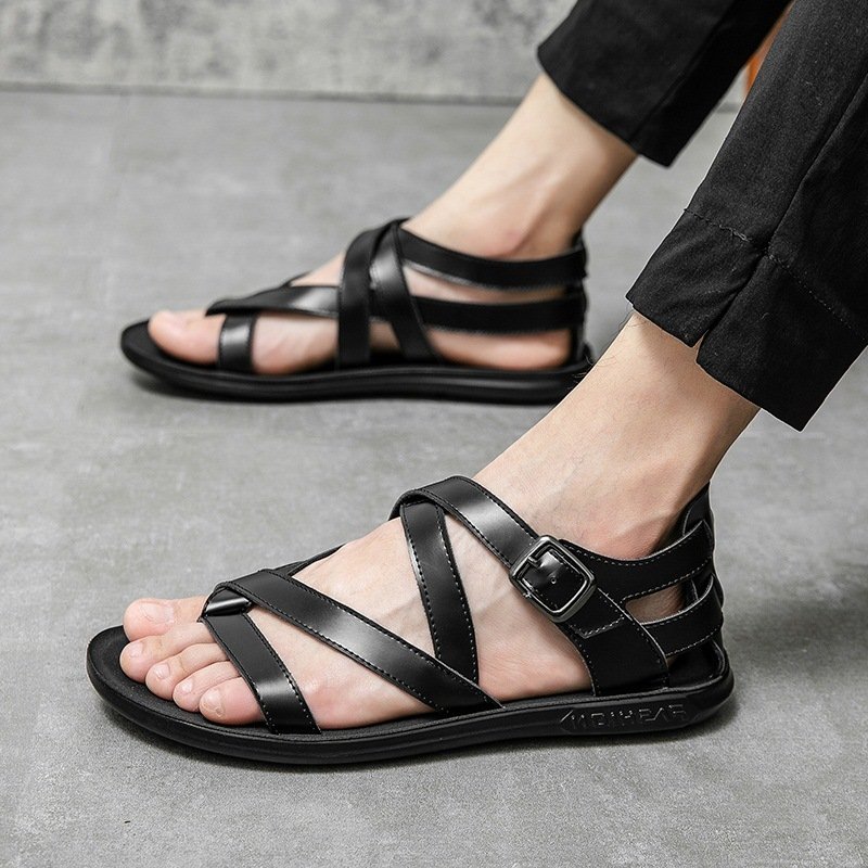 Men British Style Roman Sandals - Image 3