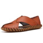 Men Personalized Handmade Cowhide Sandals