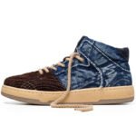 Men Denim High Top Casual Shoes