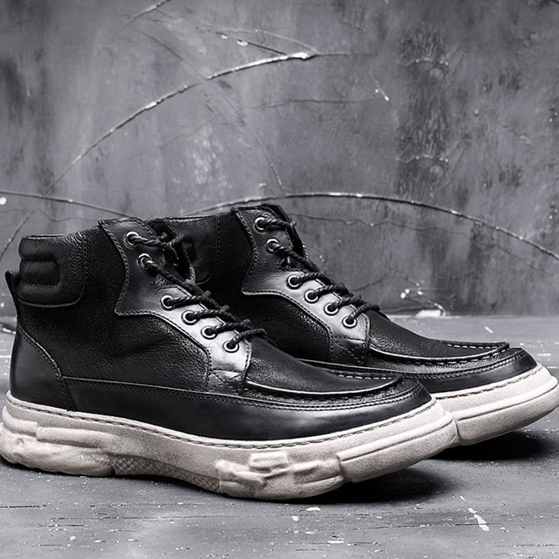 Men Trendy Work Boots - Image 5