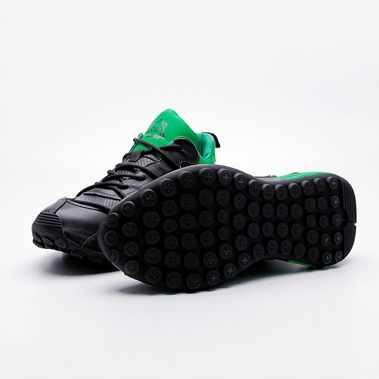 Men Platform Height Increasing Shoes Green - Image 4