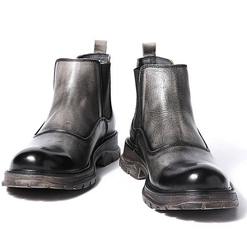 Men Vintage Trend Chelsea Boots - Image 5