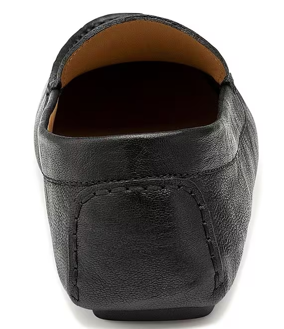 Men's Leather Loafers Black - Image 3