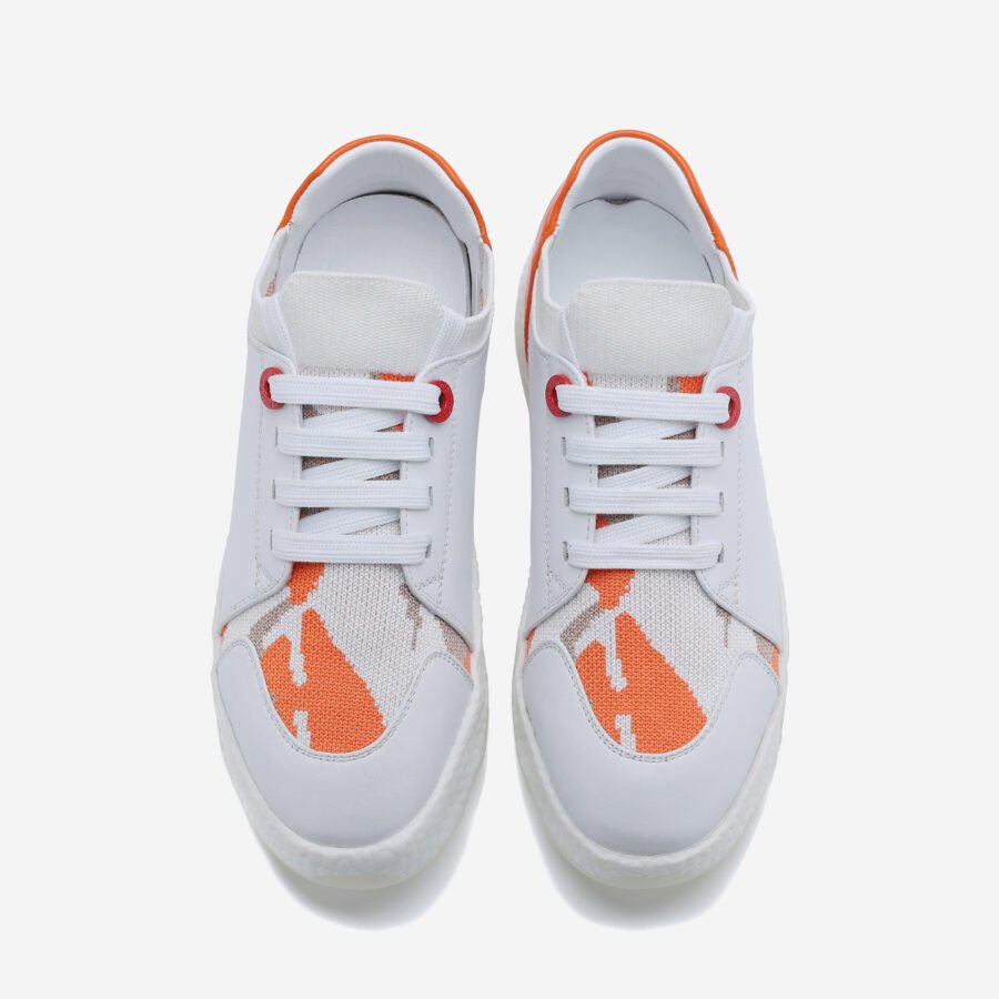 Women Casual Lace-Up Shoes White - Image 2