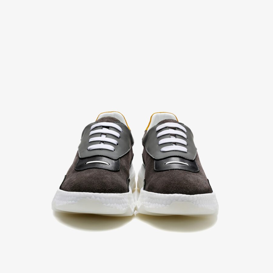 Casual Lace-Up Shoes Grey - Image 2