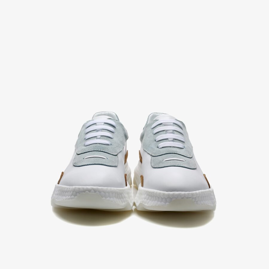 Casual Lace-Up Shoes Light Green - Image 2