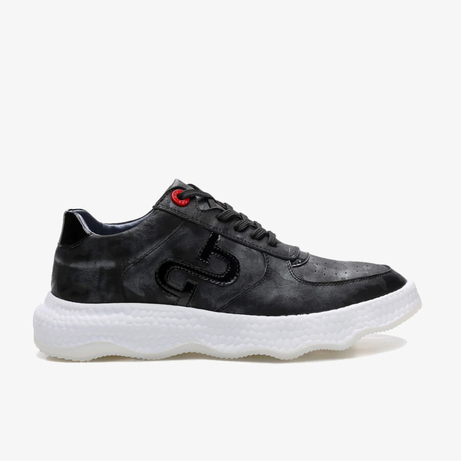 Casual Lace-Up Shoes Black