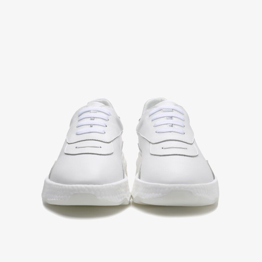 Casual Lace-Up Shoes White - Image 2